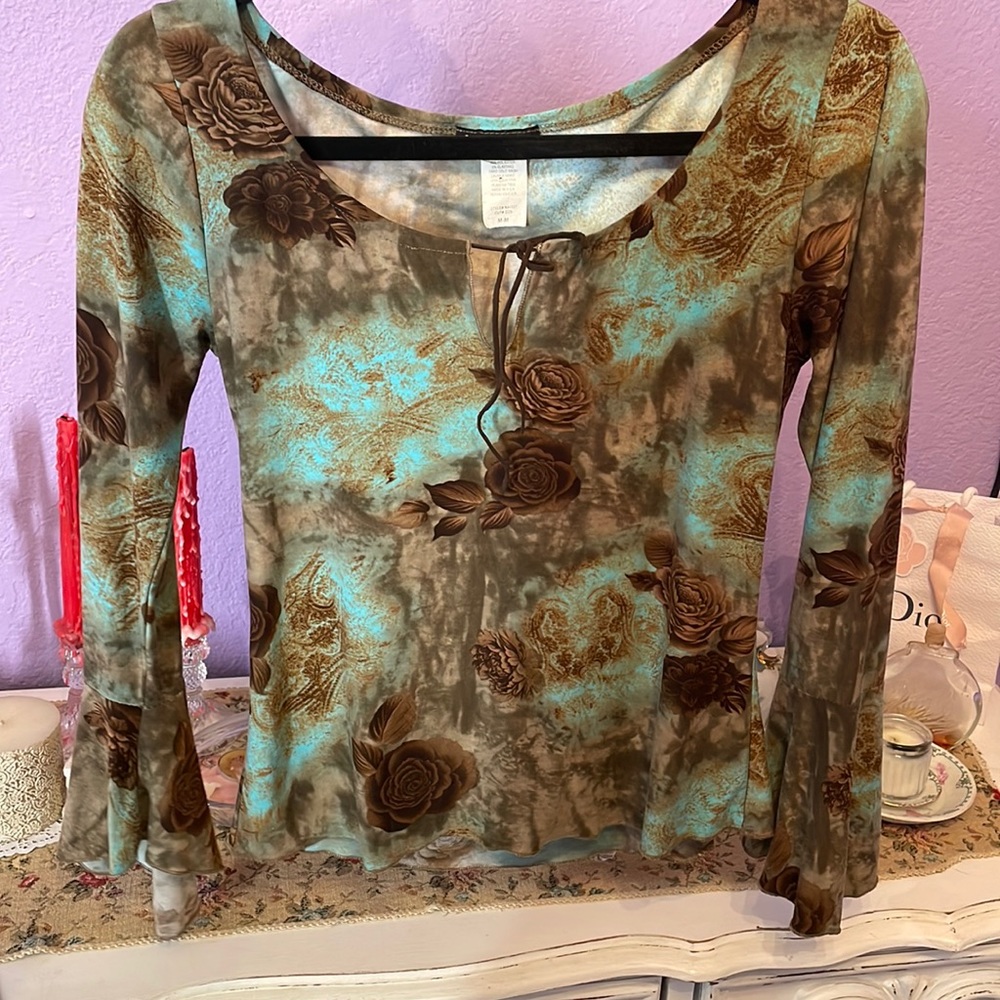 Vintage Helium floral top
